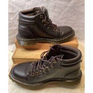 DR  MARTENS Air Wair Kelvin Mens Brown Leather Boots Men's 7 Women's 8